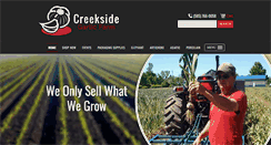 Desktop Screenshot of creeksidegarlicfarm.com